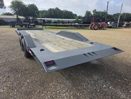 New 2026-Norstar-102-x-24-Iron-Bull-TWB-–-HD-8″-I-Beam-Bumper-Pull-Tilt-Trailer,-Hdy.-Jack,-Full-Deck-Power-Tilt-Up/Down,-Drive-Over-Fenders,-17.5,-16ply,-16k-base-105279