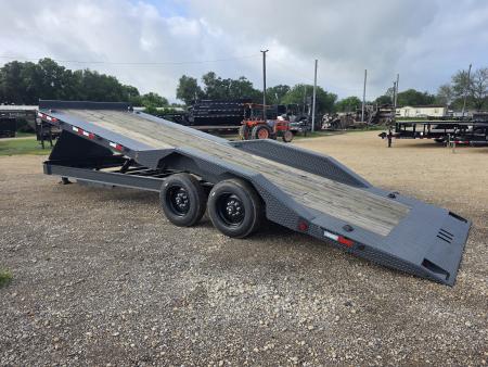 New 2026-Norstar-102-x-24-Iron-Bull-TWB-–-HD-8″-I-Beam-Bumper-Pull-Tilt-Trailer,-Hdy.-Jack,-Full-Deck-Power-Tilt-Up/Down,-Drive-Over-Fenders,-17.5,-16ply,-16k-base-105279