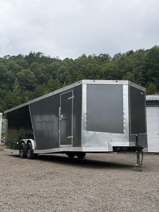 New 2026 Cynergy 2 8.5x28ft Charcoal/Black 6ft6 interior height Cargo / Enclosed Trailer