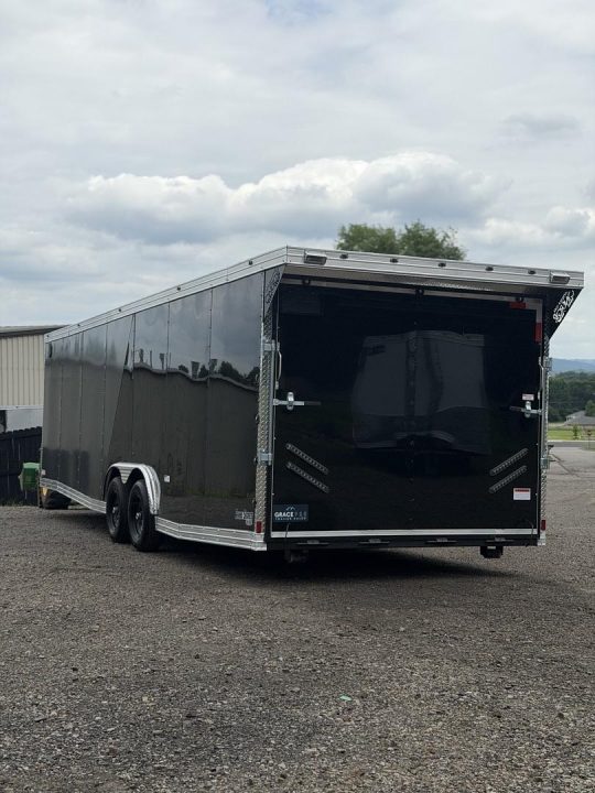 New 2026 Cynergy 2 8.5x28ft Charcoal/Black 6ft6 interior height Cargo / Enclosed Trailer