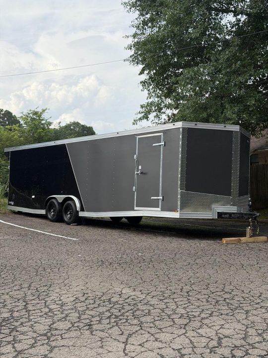 New 2026 Cynergy 2 8.5x28ft Charcoal/Black 6ft6 interior height Cargo / Enclosed Trailer