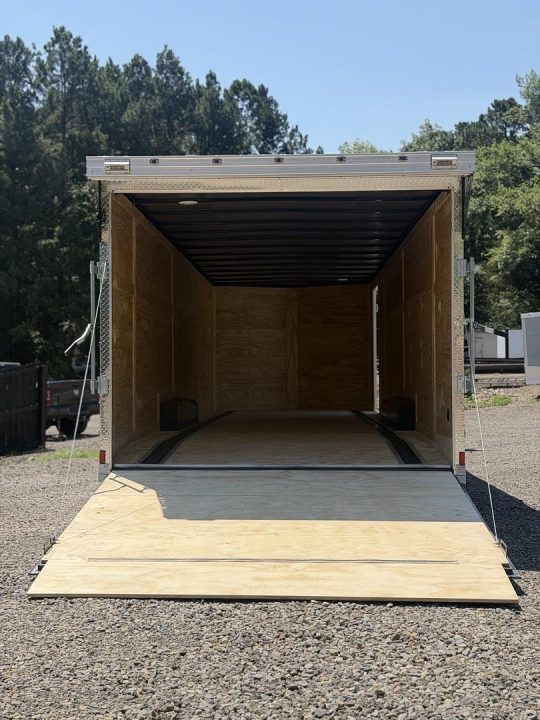 New 2026 Cynergy 2 8.5x28ft Dove Gray/Silver 6ft6 interior height Etrack Cargo / Enclosed Trailer
