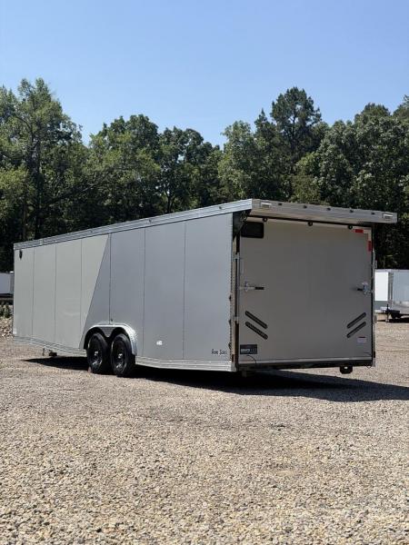 New 2026 Cynergy 2 8.5x28ft Dove Gray/Silver 6ft6 interior height Etrack Cargo / Enclosed Trailer