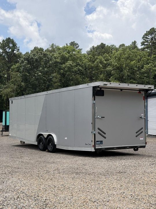 New 2026 Cynergy 2 8.5x28ft Dove Gray/Silver 7ft interior height Cargo / Enclosed Trailer