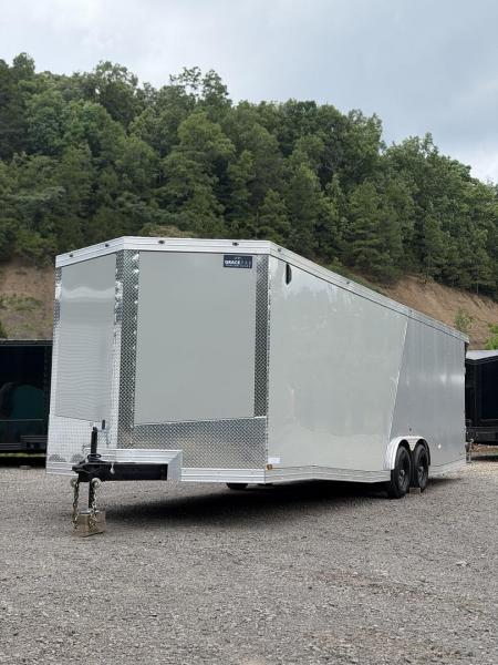 New 2026 Cynergy 2 8.5x28ft Dove Gray/Silver 7ft interior height Cargo / Enclosed Trailer