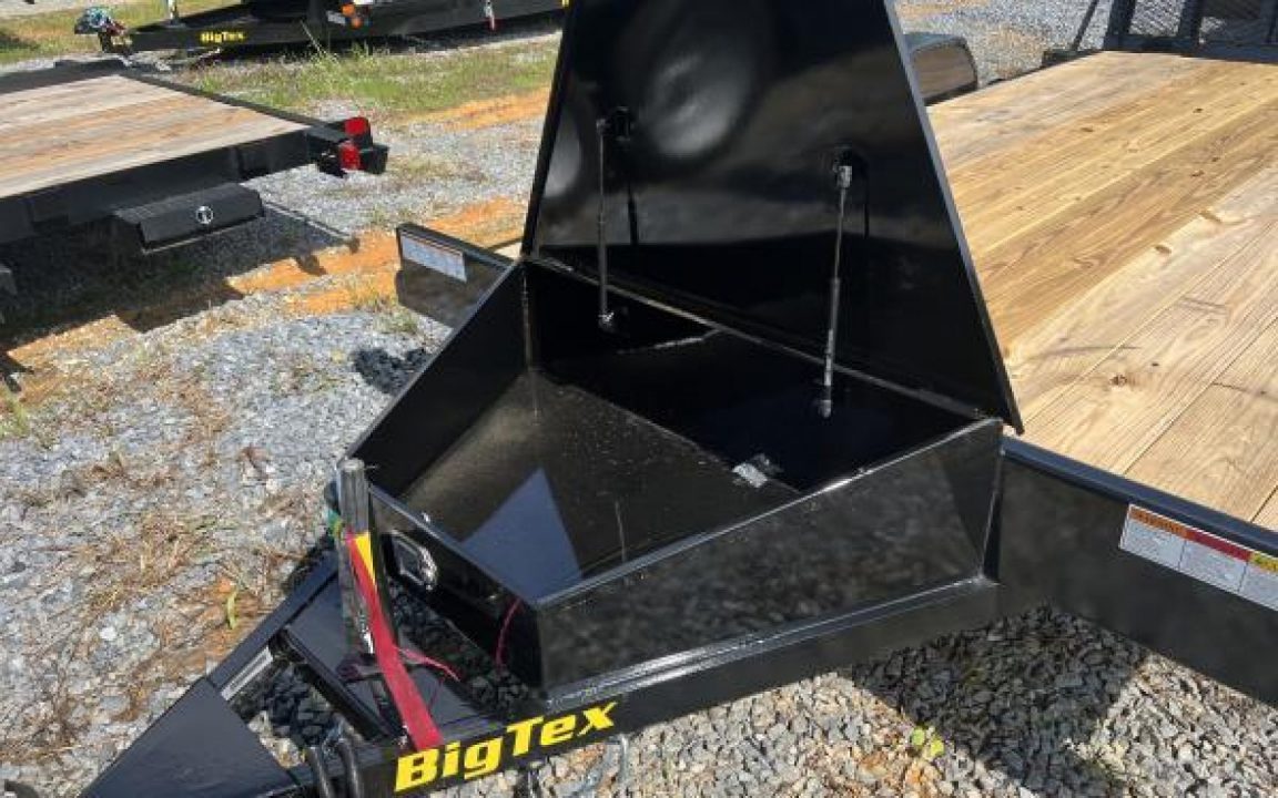 New 2027 Big Tex Trailers 35UT (7 x 14) BLACK BI-FOLD RAMPGATE Utility Trailer