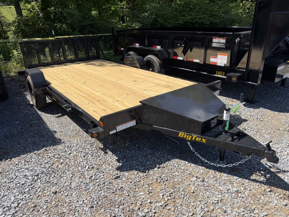 New 2027 Big Tex Trailers 35UT (7 x 14) BLACK BI-FOLD RAMPGATE Utility Trailer