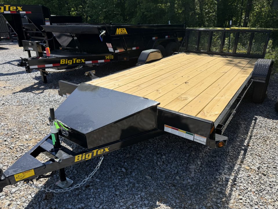 New 2027 Big Tex Trailers 35UT (7 x 14) BLACK BI-FOLD RAMPGATE Utility Trailer