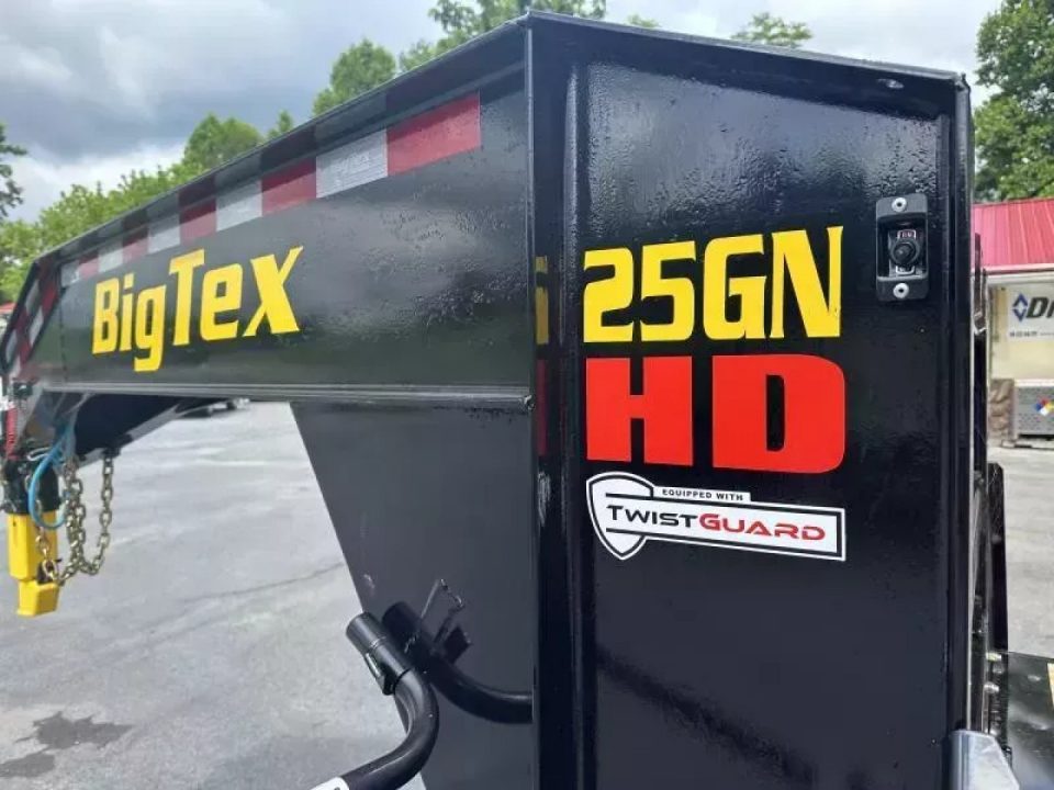 New 2026 Big Tex Trailers 25GN 102" x 25 + 5 Gooseneck Equipment Trailer