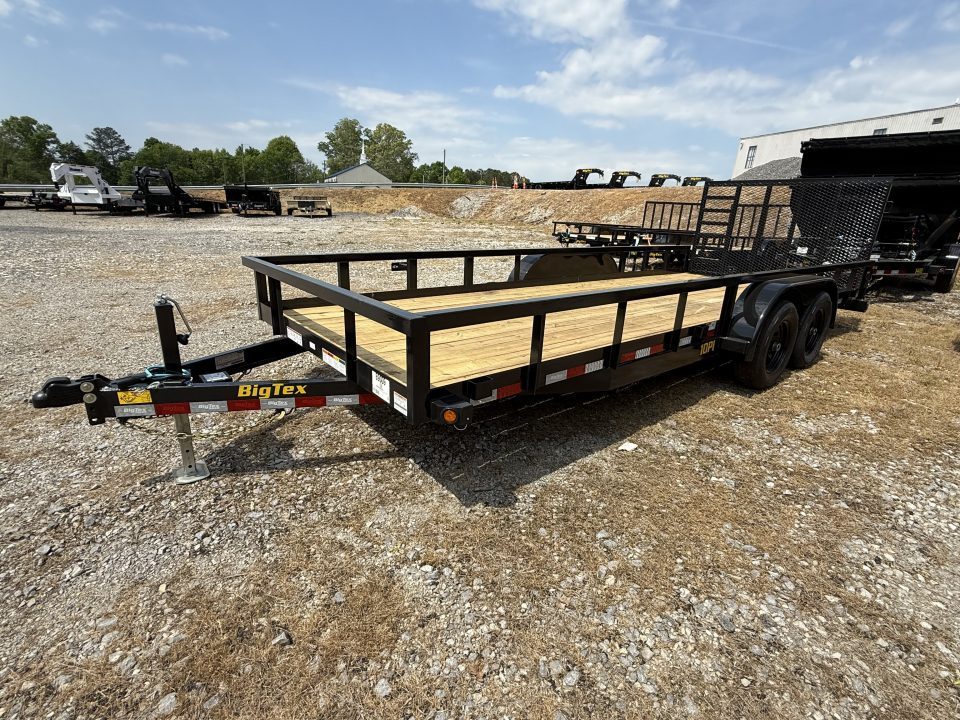 New 2026 Big Tex 10PI 20’ Utility Trailer, 9990 GVWR, SPRING ASSIST GATE