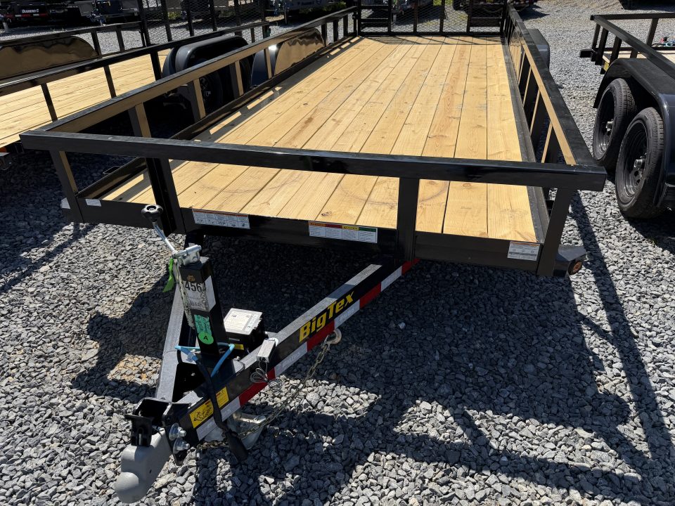 New 2026 Big Tex 10PI 20’ Utility Trailer, 9990 GVWR, SPRING ASSIST GATE