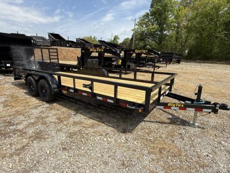 New 2026 Big Tex 10PI 20’ Utility Trailer, 9990 GVWR, SPRING ASSIST GATE
