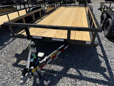 New 2026 Big Tex 10PI 20’ Utility Trailer, 9990 GVWR, SPRING ASSIST GATE