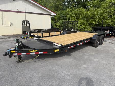 New 2026 Big Tex 16EH Equipment Trailer, MEGA RAMPS, 17.6K GVWR 20’