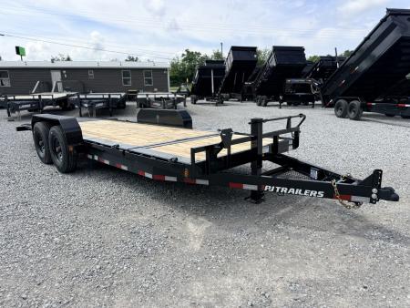 New 2027 PJ Trailers 7X20 GRAVITY TILT 16K GVWR Equipment Trailer