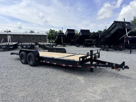 New 2027 PJ Trailers 7X20 GRAVITY TILT 16K GVWR Equipment Trailer
