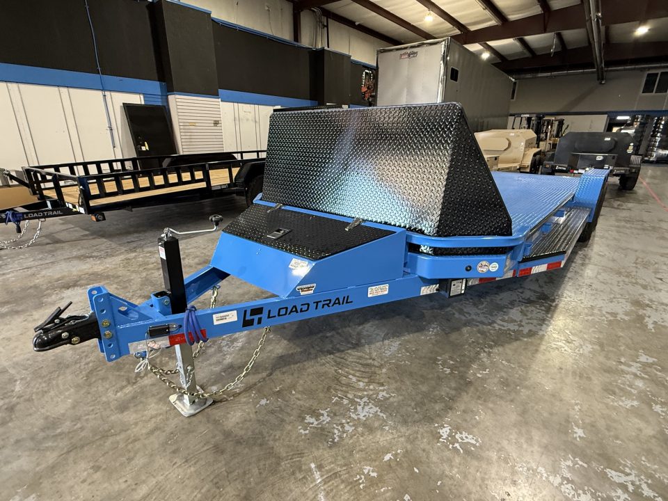 New Load Trail Sport Hauler 83x22- Sky Blue Black-Out PK