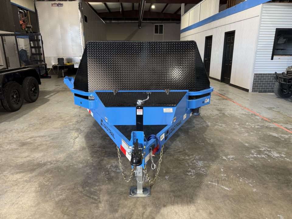 New Load Trail Sport Hauler 83x22- Sky Blue Black-Out PK