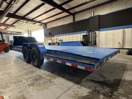 New Load Trail Sport Hauler 83x22- Sky Blue Black-Out PK