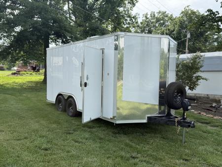 Used 2025 Outlaw Trailers 8.5x16 10k Cargo / Enclosed Trailer