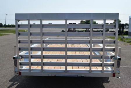 New SPORT HAVEN 7x14 OPEN UTILITY TRAILER W/ HD REAR RAMP GATE
