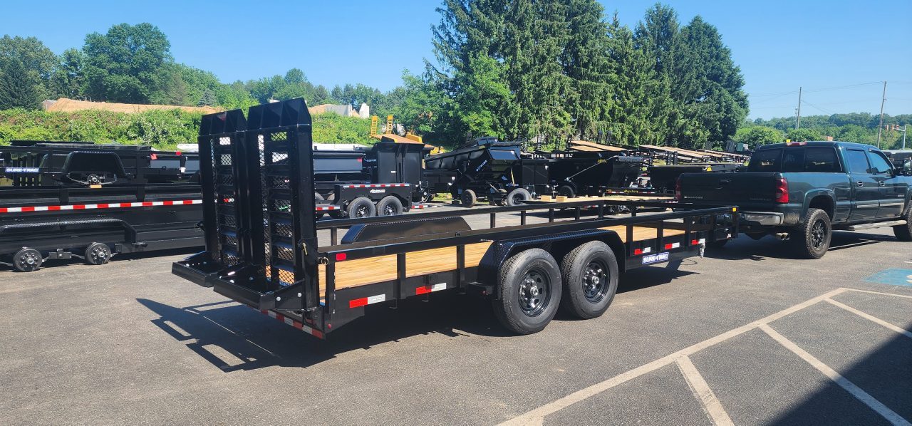 New 7x 20 Sure-Trac HD Tube Top Utility Trailer 14k