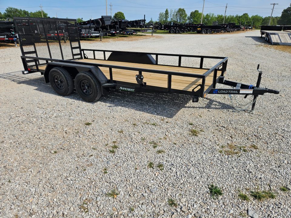 New 2026 Load Trail 83X16 TANDEM 7K TUBE TOP UTILITY W/4' SPRING GATE