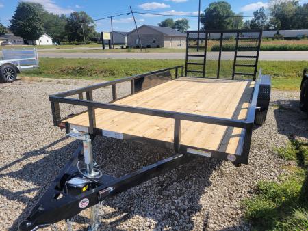 New 2026 Sure-Trac 7x16 Tube Top Utility 7K Trailer