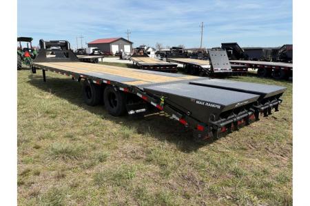 New 2026 Load Trail 102x30 Tandem 24K GN W/ Max Ramps Flatbed Trailer