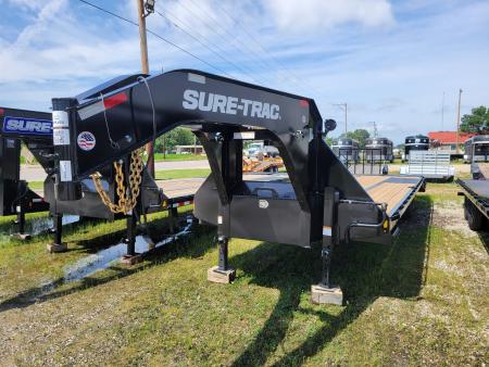 New 2026 Sure-Trac 8.5x27+5 Pro Series Deckover Gooseneck Trailer