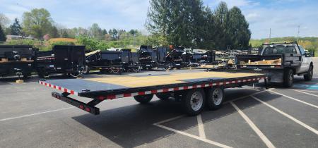New 8.5 x 22 Sure-Trac HD Power-Tilt Deck Over Equipment Trailer 17.6K