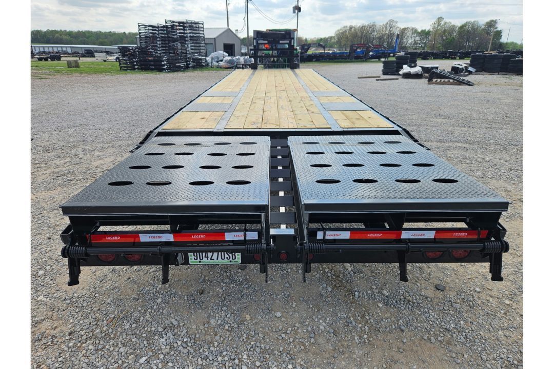 New 2026 Legend Trailers TANDEM DUAL GN W/ 5' DOVE/ MAX RAMPS/ TORQUE TUBE/ 102X28 Flatbed Trailer