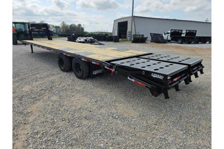 New 2026 Legend Trailers TANDEM DUAL GN W/ 5' DOVE/ MAX RAMPS/ TORQUE TUBE/ 102X28 Flatbed Trailer