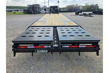New 2026 Legend Trailers TANDEM DUAL GN W/ 5' DOVE/ MAX RAMPS/ TORQUE TUBE/ 102X28 Flatbed Trailer