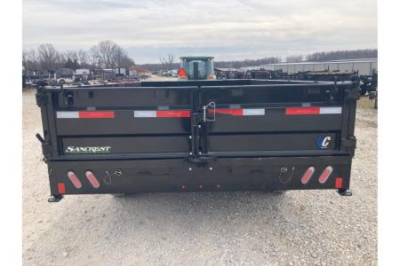 New 2026 Diamond C 96X14 TANDEM 15.5K TELESCOPIC DUMP W/ 22" FOLD DOWN SIDES, SLIDE IN RAMPS, 14 PLY TIRES & WIRELESS R
