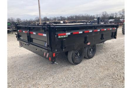 New 2026 Diamond C 96X14 TANDEM 15.5K TELESCOPIC DUMP W/ 22" FOLD DOWN SIDES, SLIDE IN RAMPS, 14 PLY TIRES & WIRELESS R