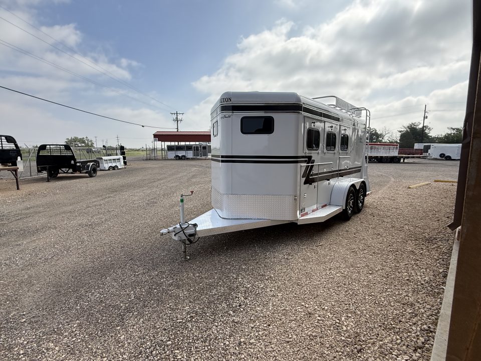 Used 2024 Bruton 3 HORSE XTREME Horse Trailer