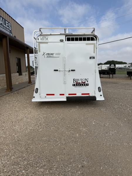 Used 2024 Bruton 3 HORSE XTREME Horse Trailer