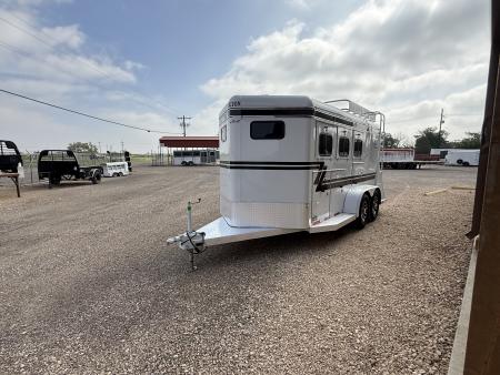 Used 2024 Bruton 3 HORSE XTREME Horse Trailer