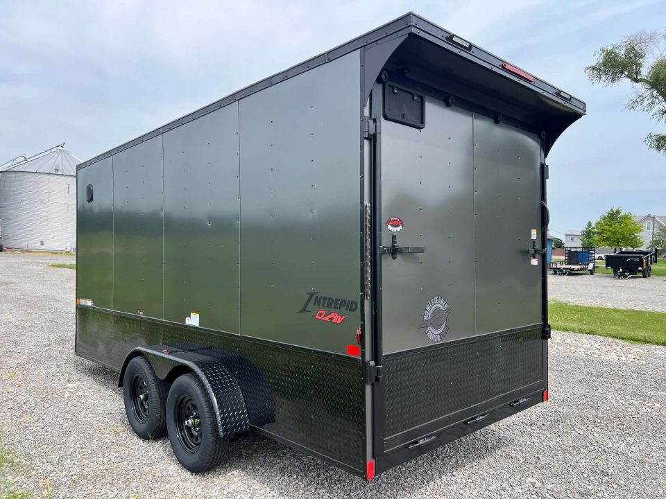 New 2026 Homesteader Trailer 7 x 16 Tandem Axle OHV Pkg Cargo / Enclosed Trailer