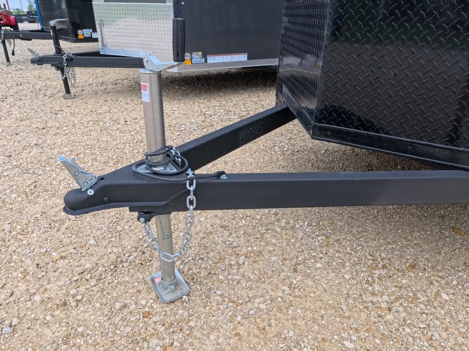 New 2026 Formula Trailers 5 x 8 x 6 Traverse Flat Top V-Nose with 3K GVWR, Rear Flare ,LED Loading Light, 5,000 lb. Steel Plate D-Rings, & Ramp Extension