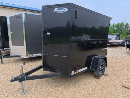 New 2026 Formula Trailers 5 x 8 x 6 Traverse Flat Top V-Nose with 3K GVWR, Rear Flare ,LED Loading Light, 5,000 lb. Steel Plate D-Rings, & Ramp Extension