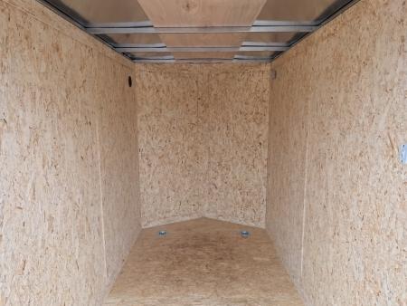 New 2026 Formula Trailers 5 x 8 x 6 Traverse Flat Top V-Nose with 3K GVWR, Rear Flare ,LED Loading Light, 5,000 lb. Steel Plate D-Rings, & Ramp Extension