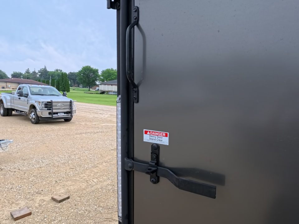 New 2026 Formula Trailers 6' x 12' x 6'6" Charcoal with Black Trim Traverse Flat Top V-Nose with 3K GVWR, ST205/75 R 15 Tires, Rear Flare w/ LED Load Light , Ramp Extension