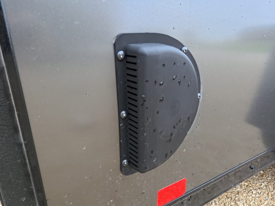New 2026 Formula Trailers 6' x 12' x 6'6" Charcoal with Black Trim Traverse Flat Top V-Nose with 3K GVWR, ST205/75 R 15 Tires, Rear Flare w/ LED Load Light , Ramp Extension