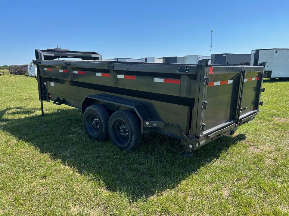 Used 2023 MAXX-D 83x16 Tandem 14K GN Dump w/ 8K Axles, Hydraulic Jacks, & Flare Sides