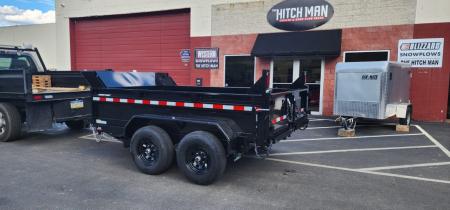 New 72in x 10 Sure-Trac Low-Pro Single Ram Dump Trailer 10k***Stab Jacks