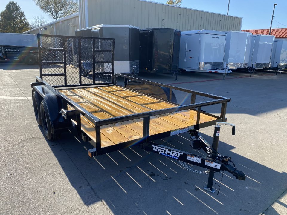 New 2026 Top Hat Trailers LDT 12' x 77" Utility Trailer