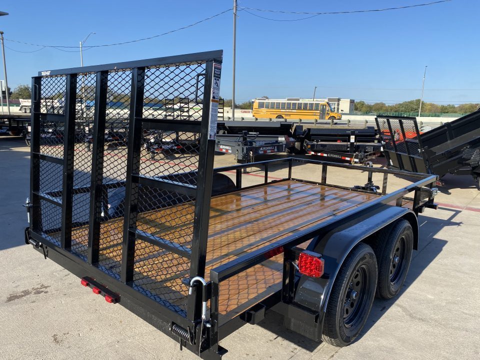 New 2026 Top Hat Trailers LDT 12' x 77" Utility Trailer