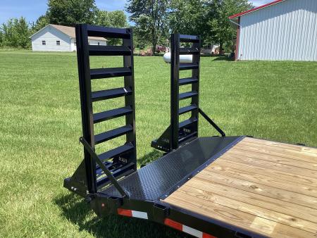 New 2026 H&H Trailers 18+2 Equipment Trailer, Drive Over Fenders, 14K